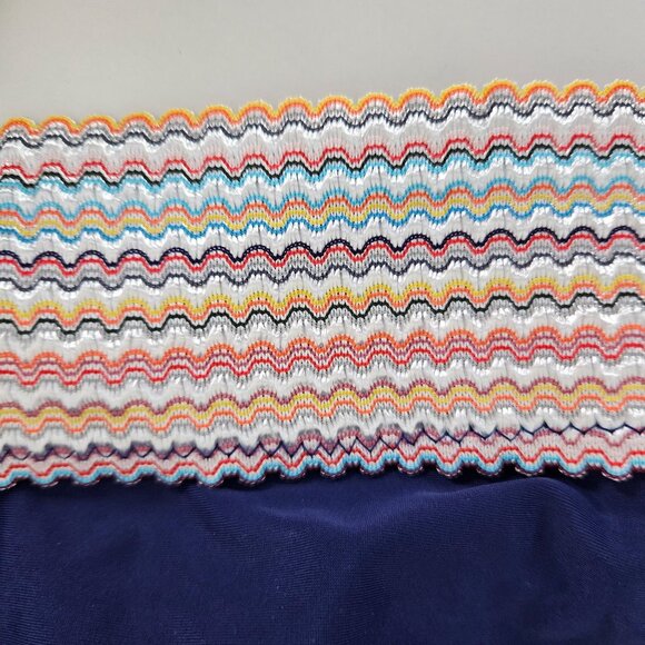 BLMJ Womens High Waisted Bikini Set Tummy Control Color Block Two Piece Size Med - Picture 6 of 9